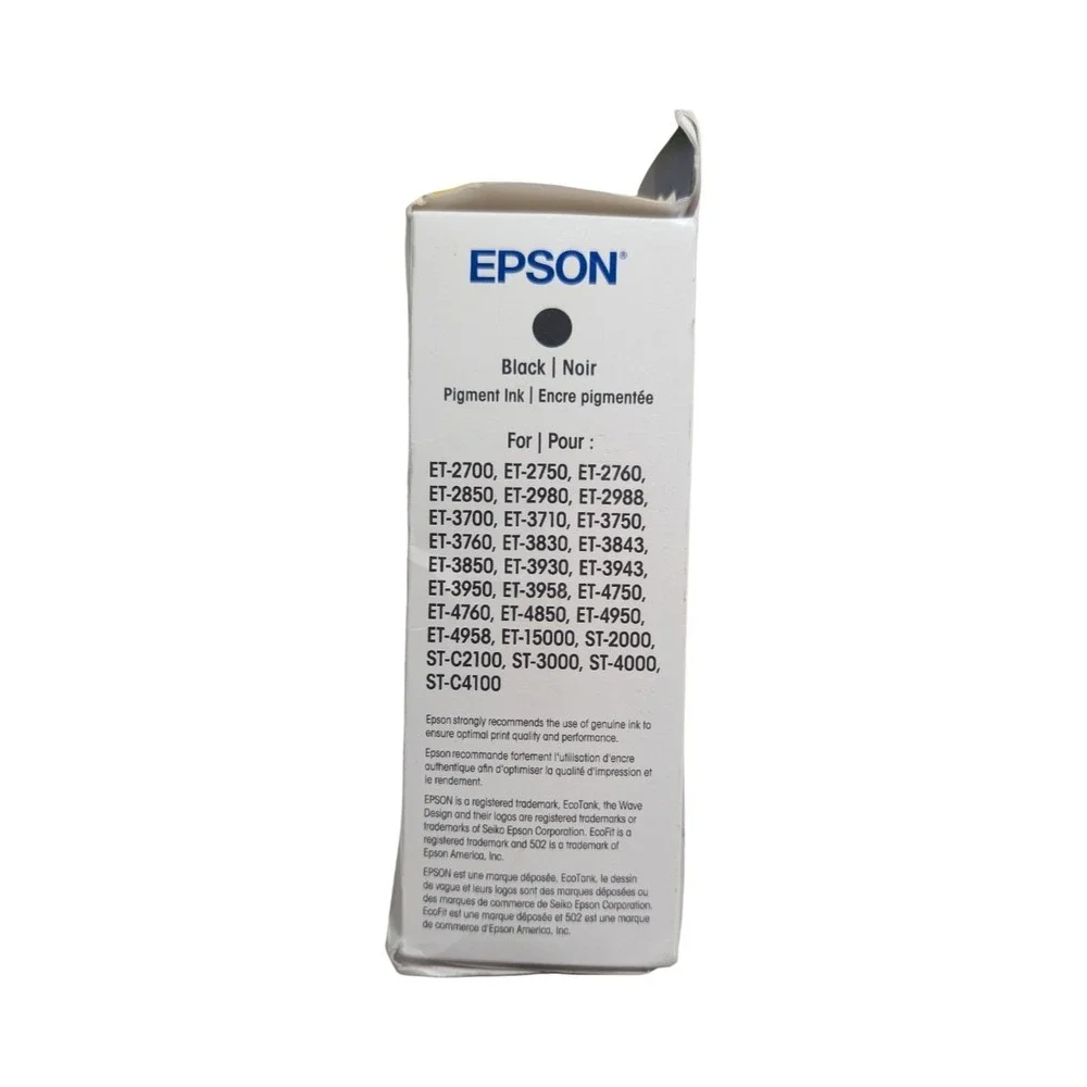 Cc8-N EPSON 502 Ink Bottle Exp 2025 (127ml) Black - (Sealed) Best By 3/2030‎